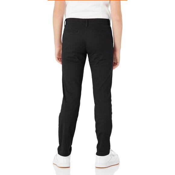 Amazon Essentials Girls and Toddlers' Uniform Flat-Front Chino Pants, Pack of 3 - Picture 2 of 3